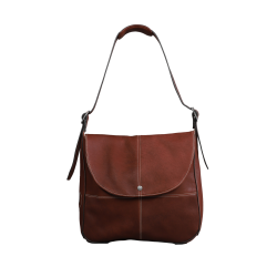 Antares Milano tas klein formaat Hazelnoot Bruin