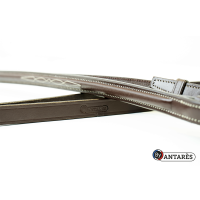 Gevlochten teugels Signature by Antares 16 mm Bruin