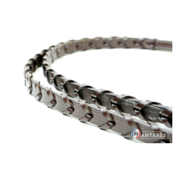 Gevlochten teugels Signature by Antares 16 mm Bruin