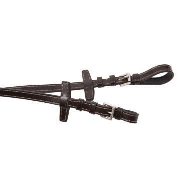 Signature-teugels by Antares 16 mm 7 gripstops Bruin