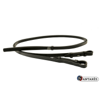 Teugels Signature by Antares dressuur Soft Grip 7 stoppertjes Zwart