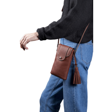 Verticale pochette Antares Lissabon Hazelnoot Bruin