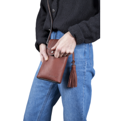 Verticale pochette Antares Lissabon Hazelnoot Bruin