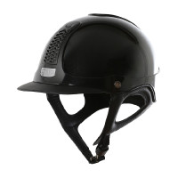 Antares Precision Premium helm met standaard klep Zwart / zwart / chroom / zwart