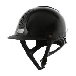 Antares Precision Premium helm met standaard klep Zwart / zwart / chroom / zwart