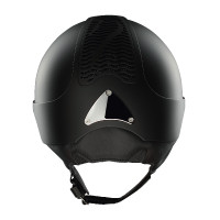 Antares Precision Galaxy helm met standaard klep Zwart / zwart / chroom / zwart