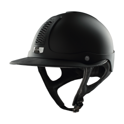 Antares Precision Galaxy-helm met Eclipse-zonneklep Zwart / zwart / chroom / zwart