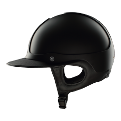 Antares Precision Galaxy-helm met Eclipse-zonneklep Zwart / zwart / chroom / zwart