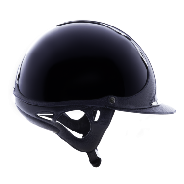 Antares Origin Premium helm met standaard klep Blauw lakleder