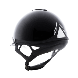 Antares Origin Premium helm met standaard klep Zwart / zwart