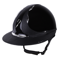 Antares Origin Premium-helm met Eclipse-visor en Swarovski Zwart