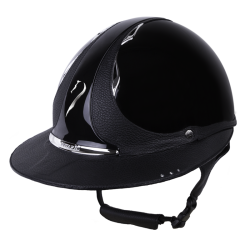 Antares Origin Premium-helm met Eclipse-visor en Swarovski Zwart