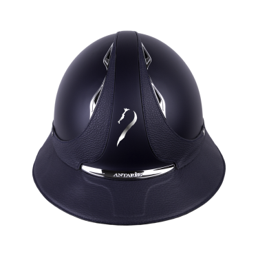 Antares Origin Galaxy-helm met Eclipse-klep Blauw / blauw leer