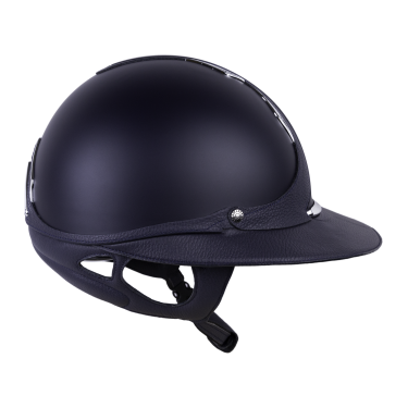 Antares Origin Galaxy-helm met Eclipse-klep Blauw / blauw leer
