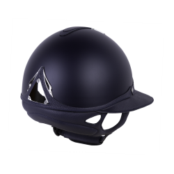 Antares Origin Galaxy-helm met Eclipse-klep Blauw / blauw leer