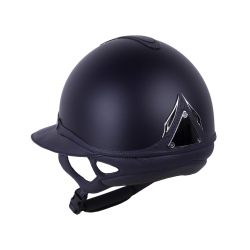 Antares Origin Galaxy-helm met Eclipse-klep Blauw / blauw leer