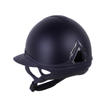 Antares Origin Galaxy-helm met Eclipse-klep Blauw / blauw leer