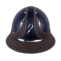 Antares Origin Galaxy-helm met Eclipse-klep Blauw / blauw leer Antares Origin Galaxy-helm met Eclipse-klep Blauw / blauw leer
