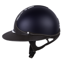 Antares Origin Galaxy-helm met Eclipse-klep Blauw / bruin leer