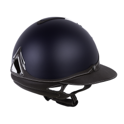 Antares Origin Galaxy-helm met Eclipse-klep Blauw / bruin leer