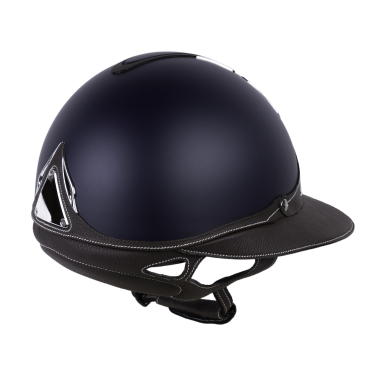 Antares Origin Galaxy-helm met Eclipse-klep Blauw / bruin leer
