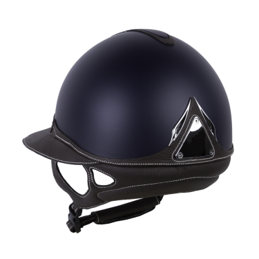 Antares Origin Galaxy-helm met Eclipse-klep Blauw / bruin leer