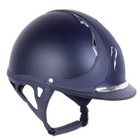 Antares Origin Galaxy-rijhelm met standaardklep Blauw / blauw leer