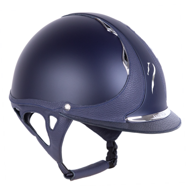 Antares Origin Galaxy-rijhelm met standaardklep Blauw / blauw leer