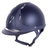 Antares Origin Galaxy-rijhelm met standaardklep Blauw / blauw leer