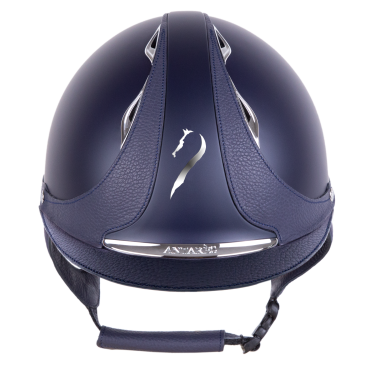 Antares Origin Galaxy-rijhelm met standaardklep Blauw / blauw leer
