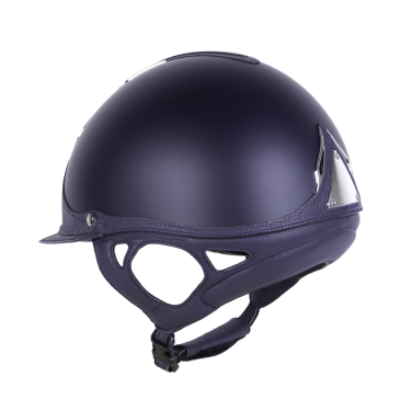Antares Origin Galaxy-rijhelm met standaardklep Blauw / blauw leer