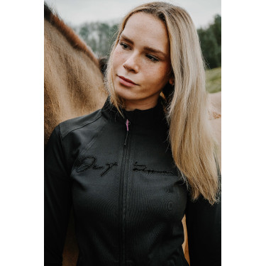 Bodywarmer Je t'aime Equithème Ilona dames Zwart