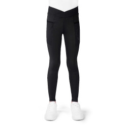 Legging Flora Kind Je T'aime Equithème Zwart Legging Flora Kind Je T'aime Equithème Zwart