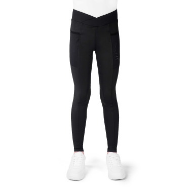 Legging Flora Kind Je T'aime Equithème Zwart Legging Flora Kind Je T'aime Equithème Zwart