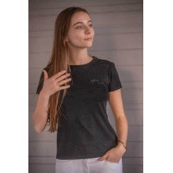 Dames T-shirt Pénélope Techflo Zwart