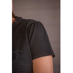 Dames T-shirt Pénélope Techflo Zwart