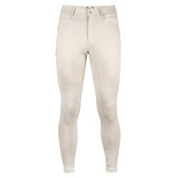 Herenrijbroek met siliconen zitvlak Riding World River Beige Herenrijbroek met siliconen zitvlak Riding World River Beige