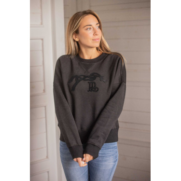 Sweatshirt Pénélope Bianca Zwart