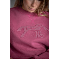 Sweatshirt Pénélope Bianca Framboos Rood