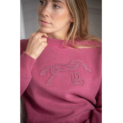 Sweatshirt Pénélope Bianca Framboos Rood