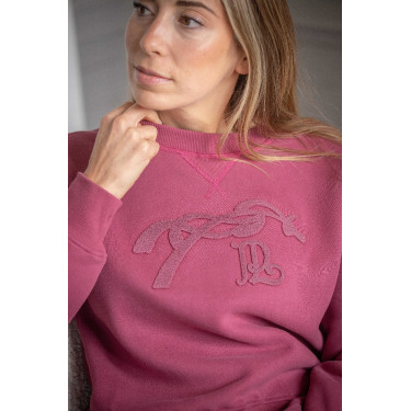 Sweatshirt Pénélope Bianca Framboos Rood