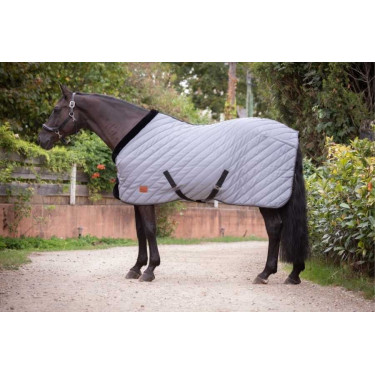 Diagonal Paddock Sports staldeken Grijs