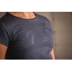 Camiseta EDEN BY PENELOPE - Iconic Strass Marine Marineblauw