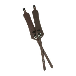 Enkelvoudige stijgbeugelriemen Norton Comfort Havana Bruin