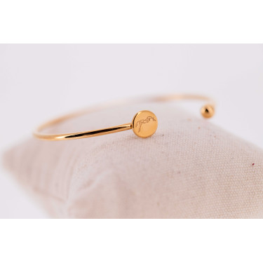 Pénélope Jonc Armband Goudkleurig