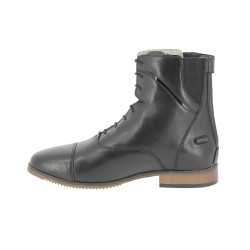 Equithème Wavy laarzen met veters/ritssluiting Zwart