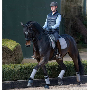 LeMieux Suede Dressuur Zadeldek Grijs