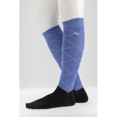 Sokken Pénélope Luxe Vintage blauw