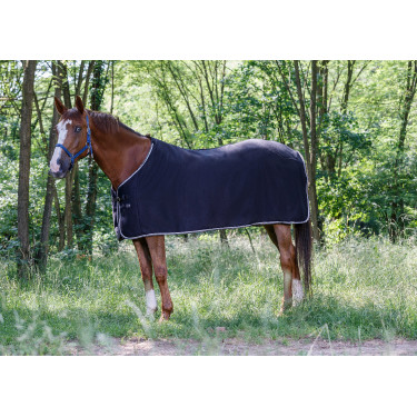 Fleeceoverhemd Riding World Zwart / grijs