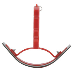 Gebogen warmte mes P.V.C. Rood Gebogen warmte mes P.V.C. Rood